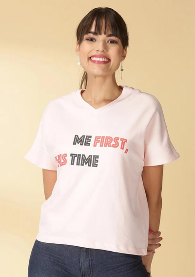 Fleece T-Shirt (Pink)