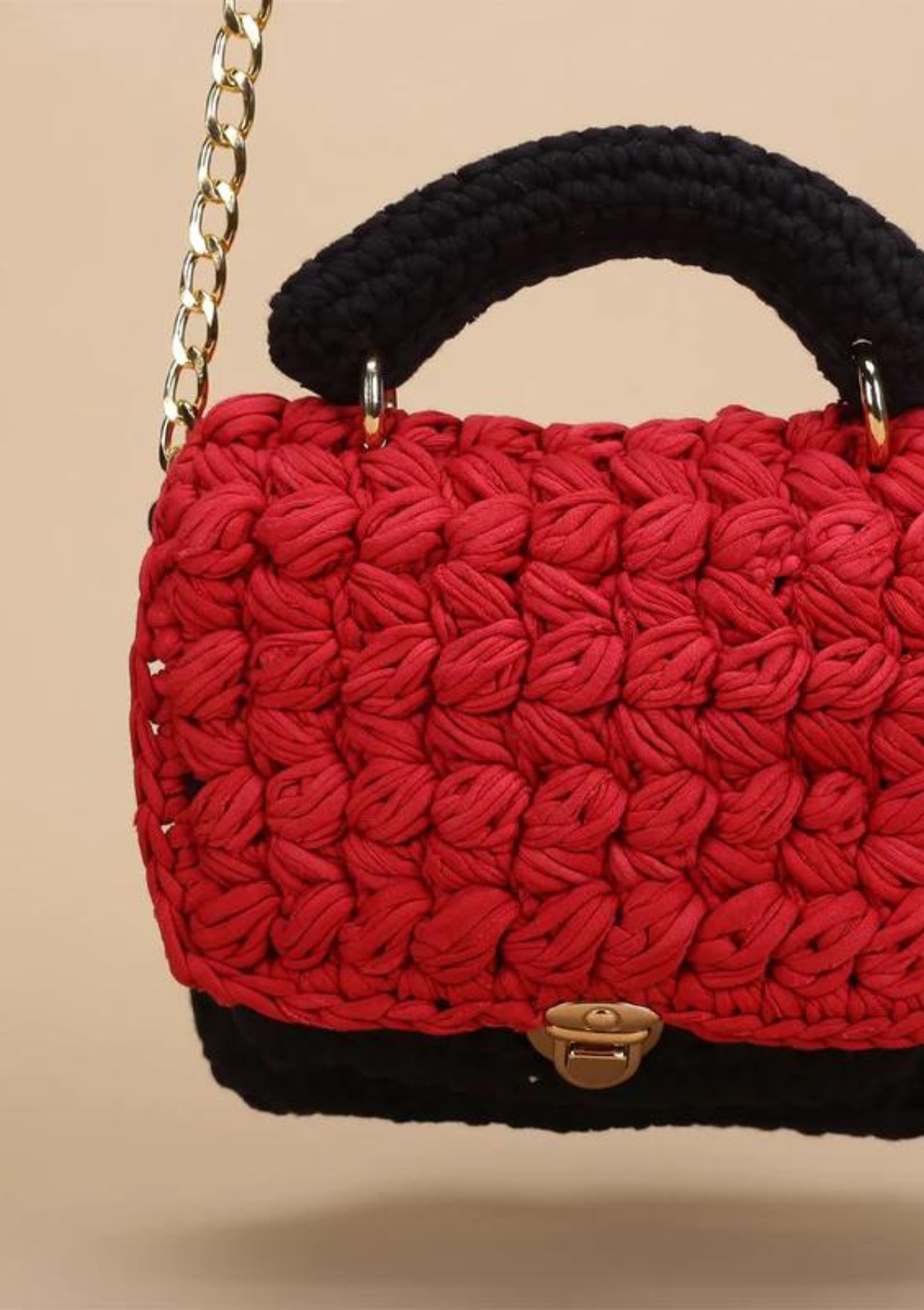 Classy Red and Black Mini Bag