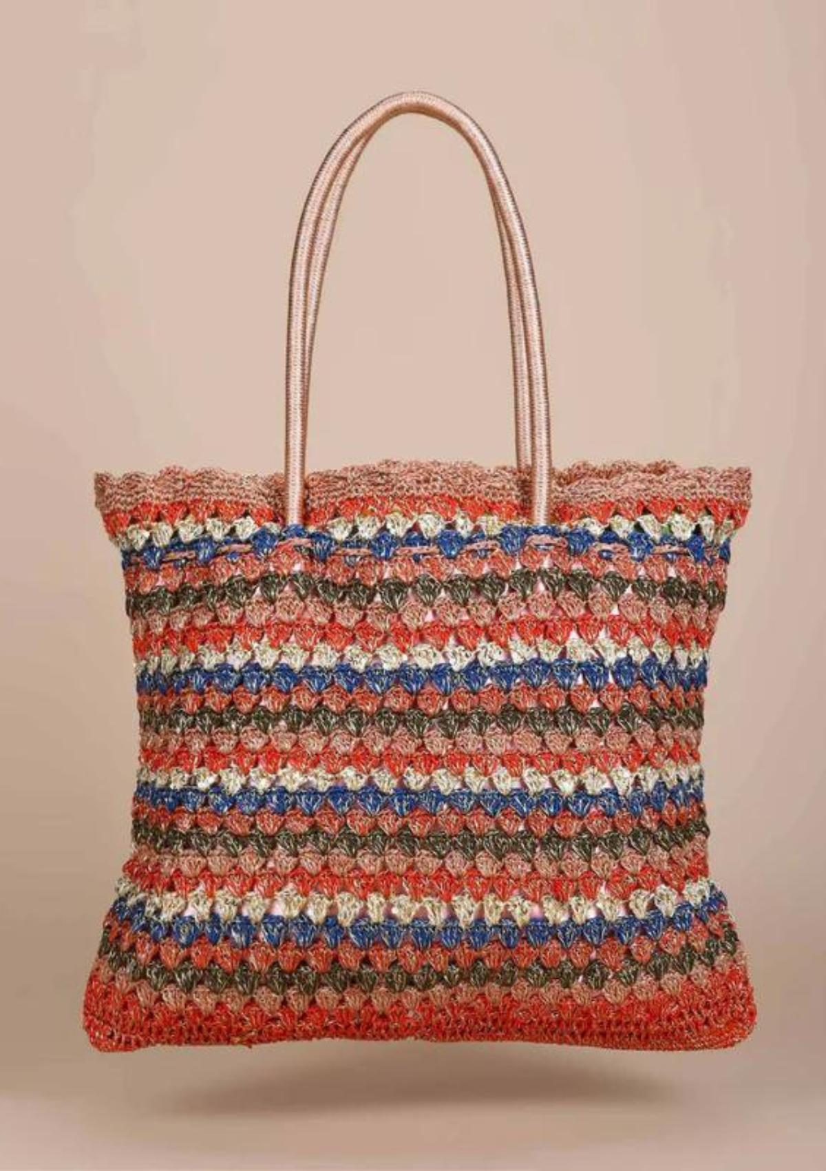Handcrafted Crochet Tote cum Potli Handbag