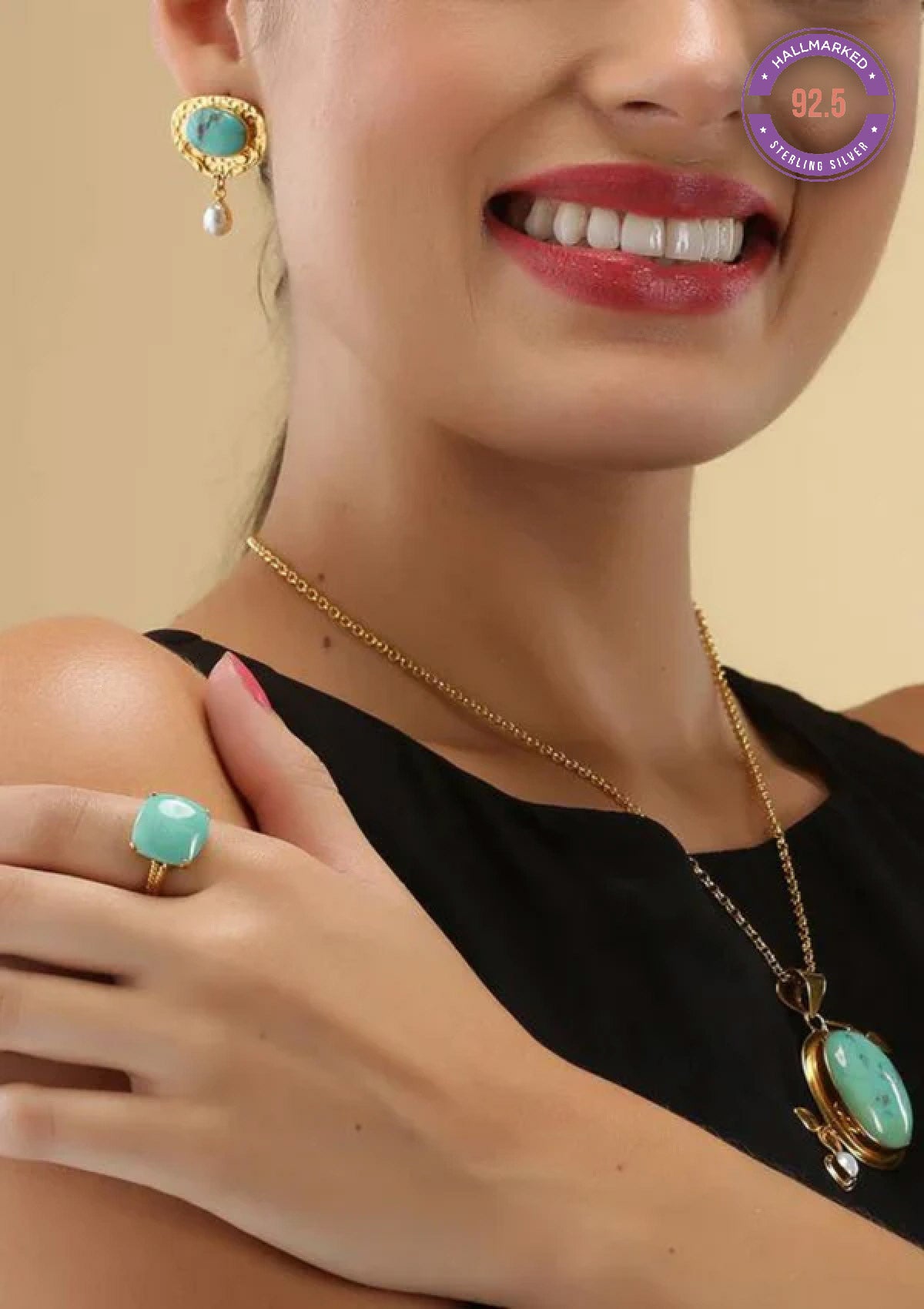 Turquoise Silver Earrings price