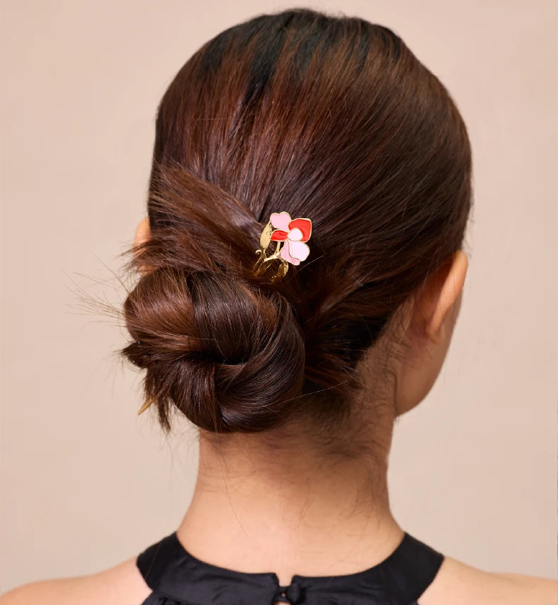 Buy Orchid Bloom Bun Pin Online