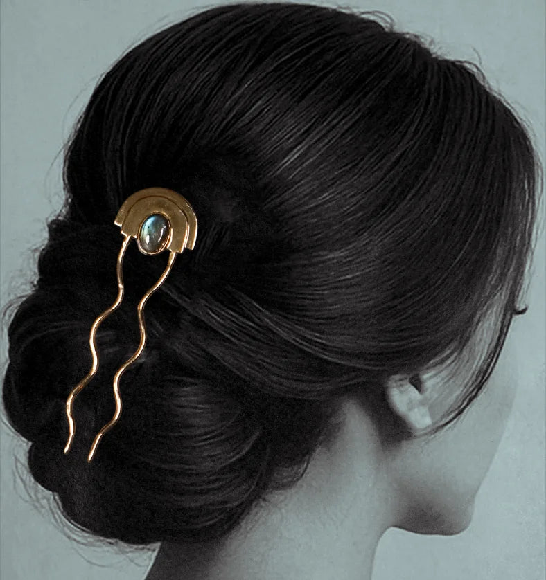 Buy Deco Crescent Bun Pin Online 