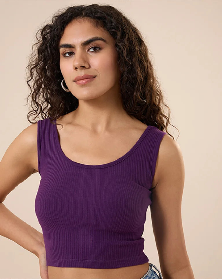Buy Wild Orchid Crop Top