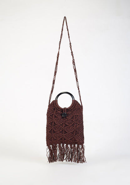 Malai Dori Fringed Bag - IshqMe