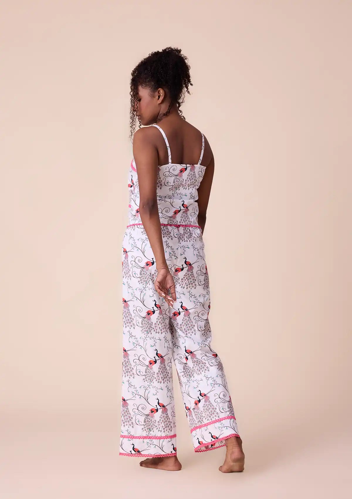 Buy Heraia printed crop top and trouser
