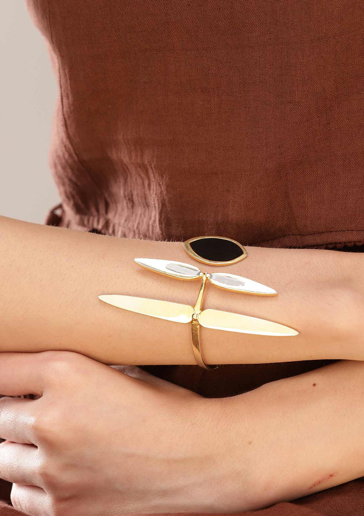 Long wrap 18K Gold Plated Bracelet