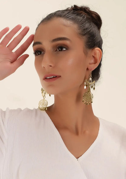 Buy Floral Filigree Earring