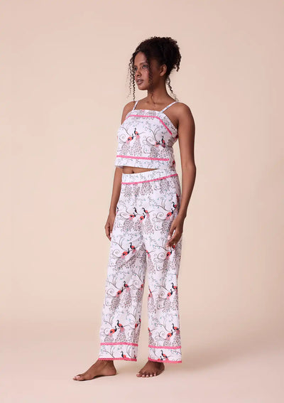 Heraia printed crop top and trouser Online