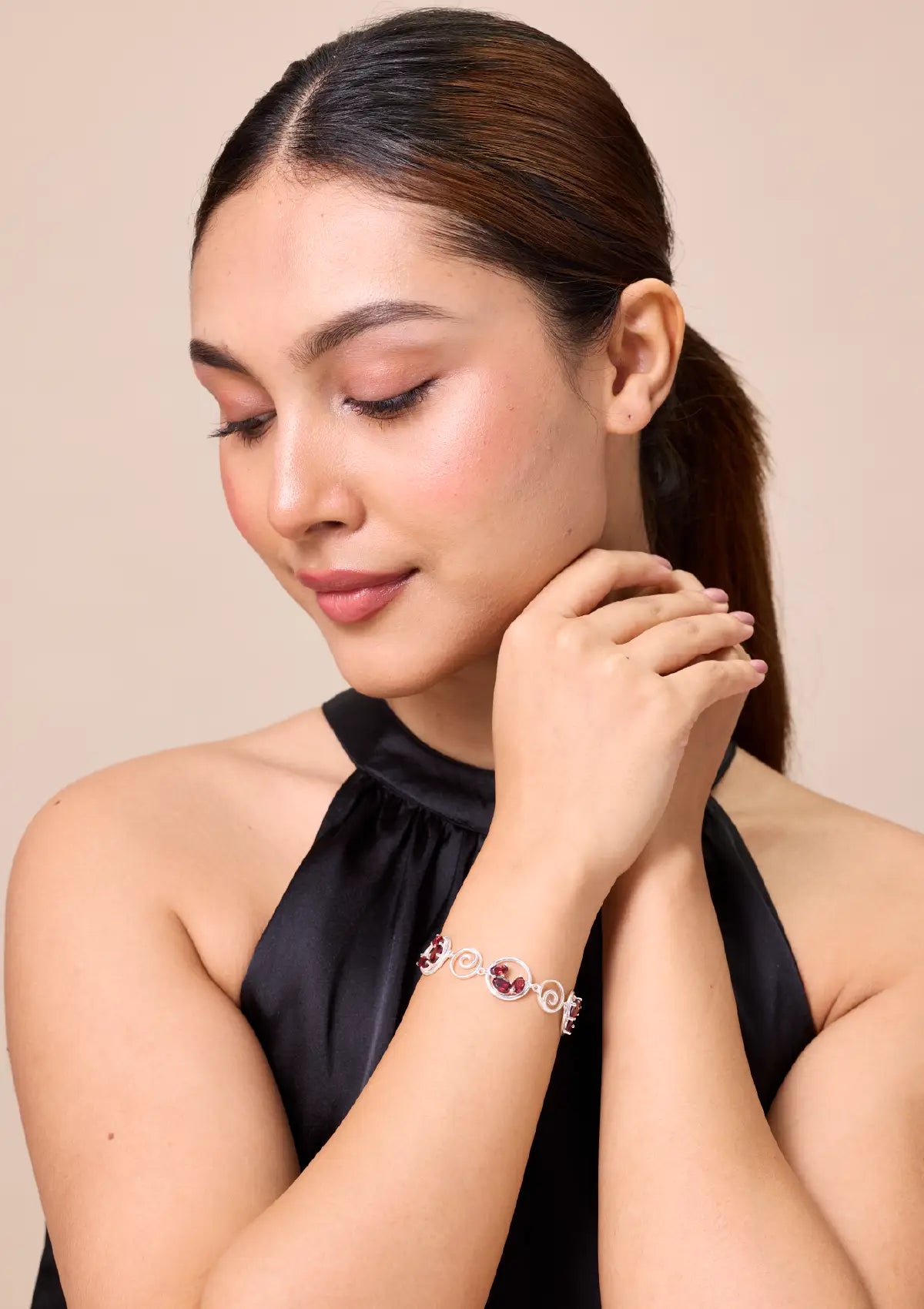 Cherry Cluster Swirl Bracelet Online