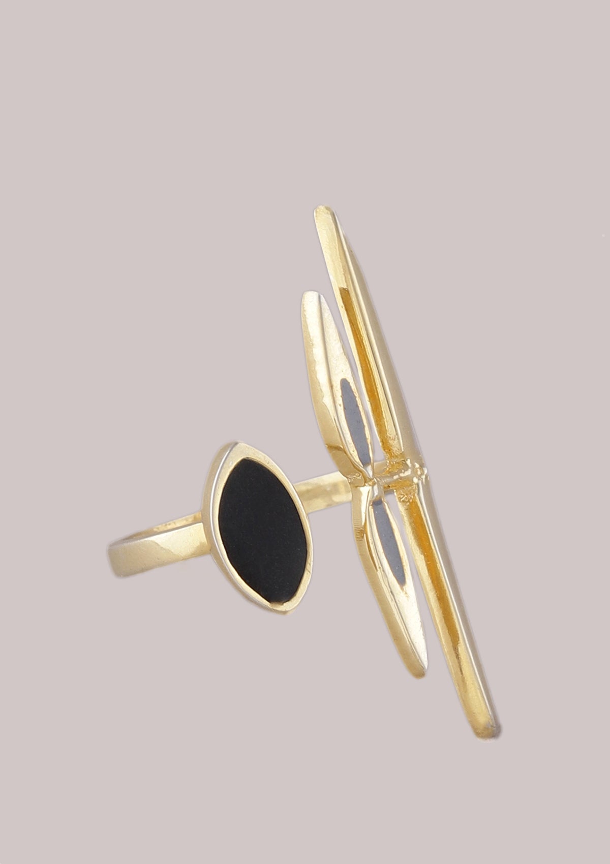 Adjustable Long Wrap 18K Gold Plated Ring - IshqMe