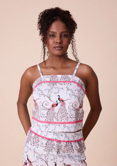 Heraia printed crop top and trouser Price