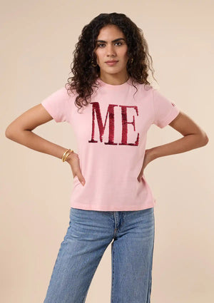 Reversible Sequin T-shirt (Pink)