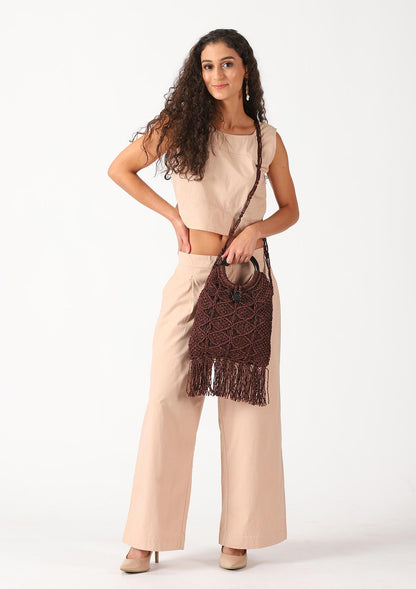 Malai Dori Fringed Bag - IshqMe