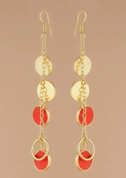 Boho Gold Neon Earrings Price