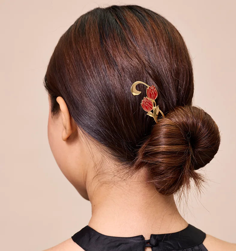 Buy Duo Bloom Bun Pin for women online