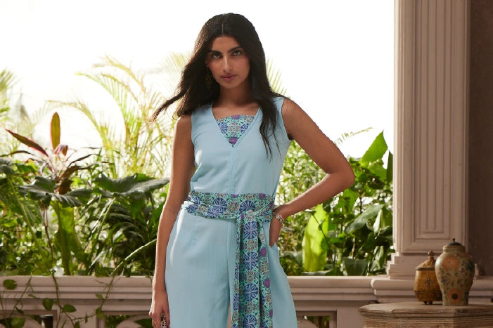 A sleek and modern look featuring a stylish contemporary jumpsuit for women