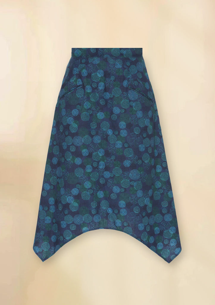 Aegean - Retro Printed Skirt