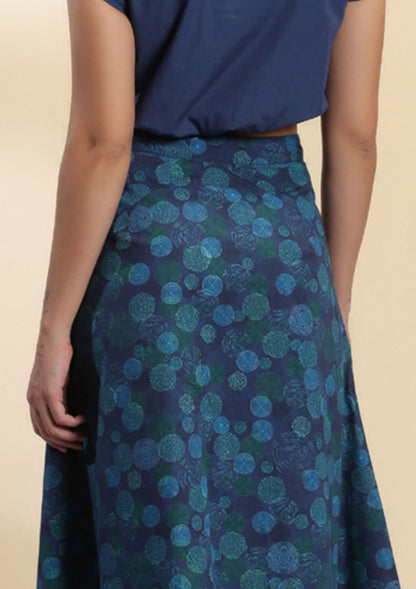 Aegean - Retro Printed Skirt Price