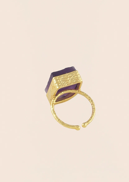Amethyst Studded Ring Price