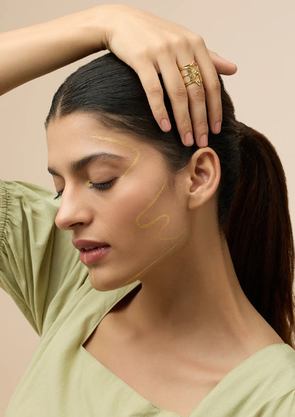 Buy Amethyst and Peridot Stackable Rings