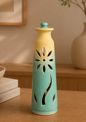 Ash Catcher Incense (Agarbatti) Stand -Turquoise Sea