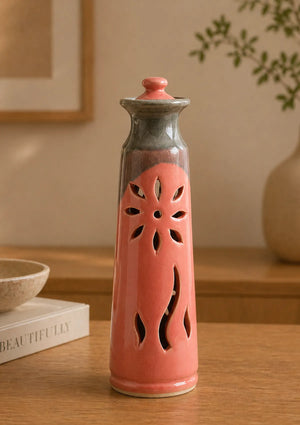 Ash Catcher Incense (Agarbatti) Stand - Flamingo pink