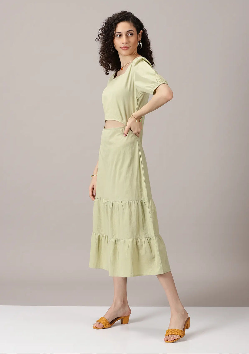 Buy Balboa swing - Tea Green Dress