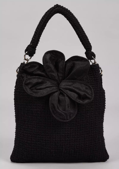 Black Crochet Mini bag