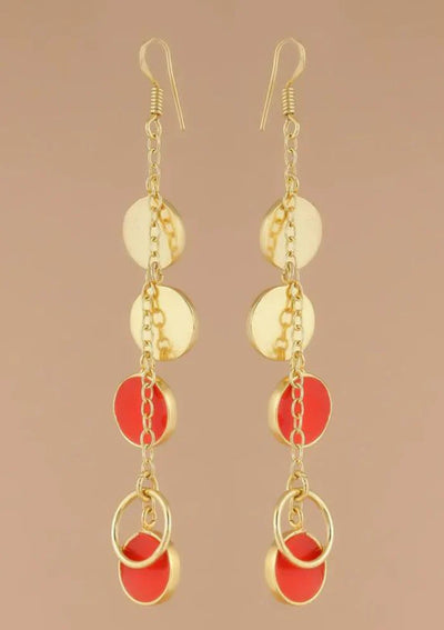 buy Boho Gold Neon Earrings Price