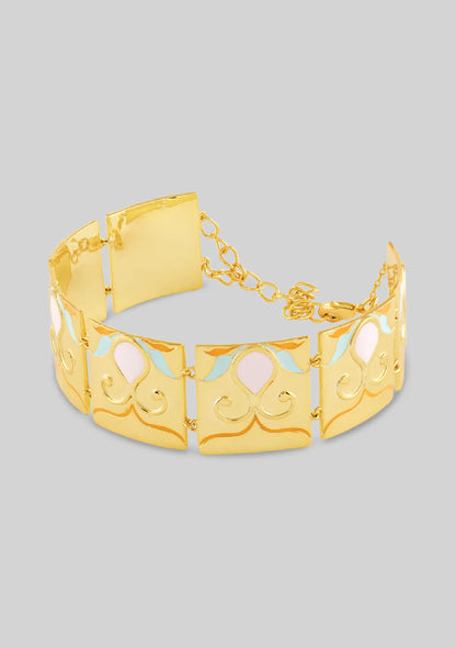 Boxy Enamel Bracelet Online