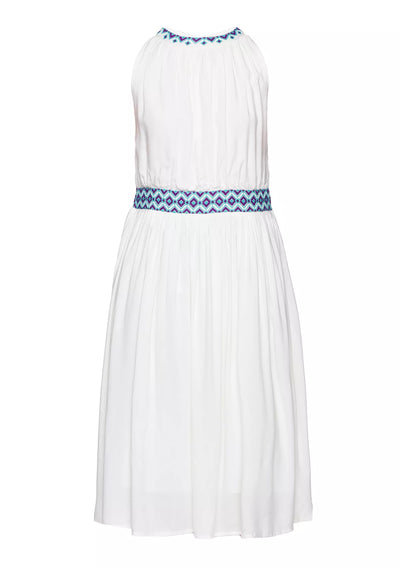Buy Celeste - White Rayon Dress Online