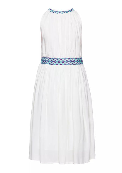 Buy Celeste - White Rayon Dress Online