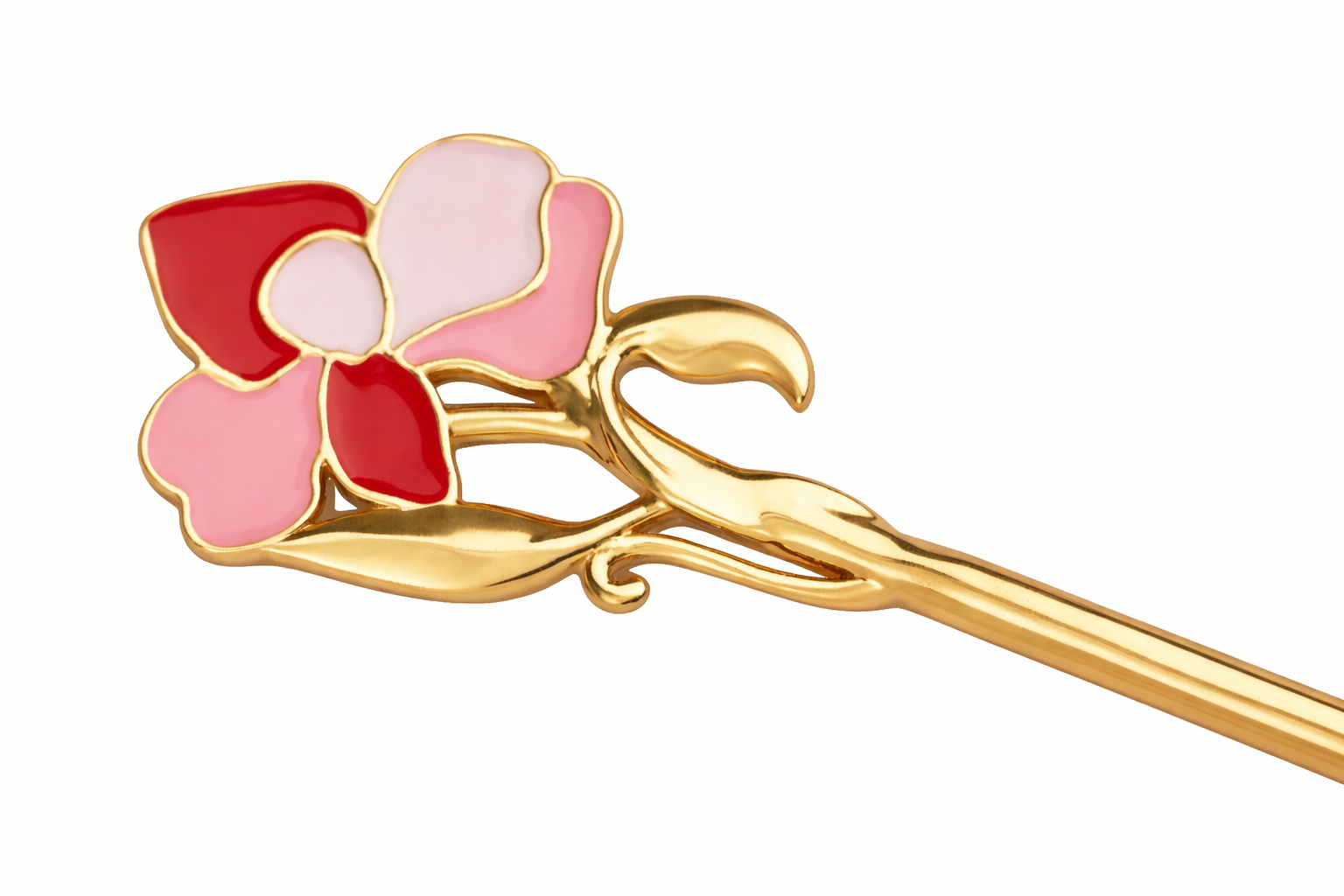 Orchid Bloom Bun Pin for women