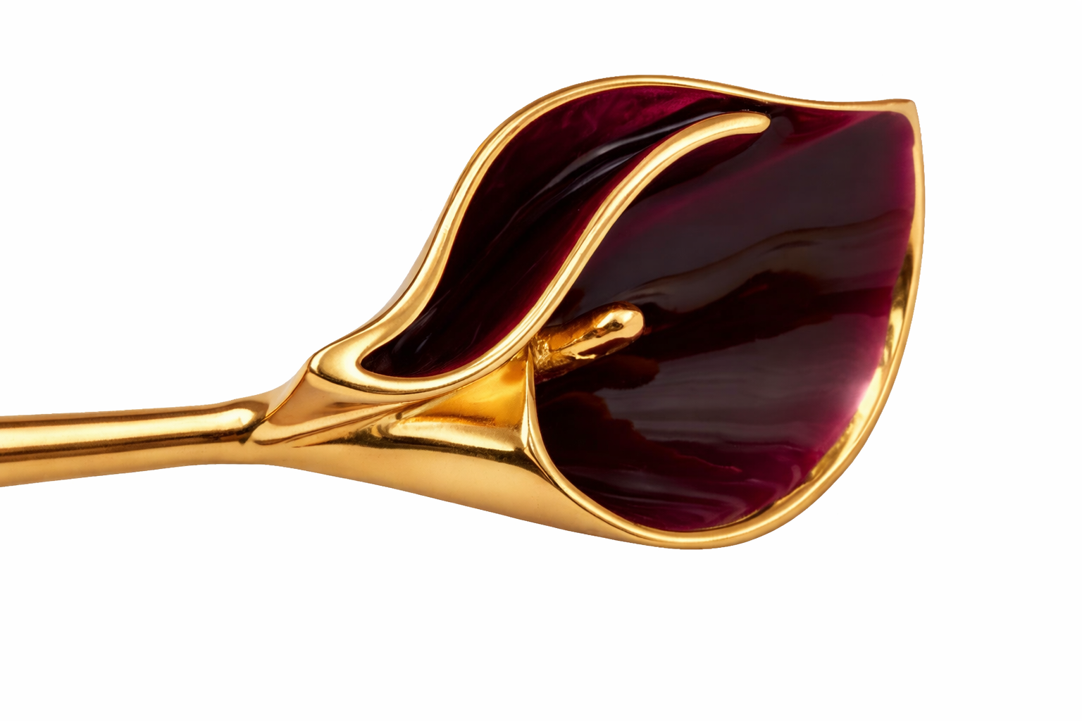 Crimson Calla Bun Pin