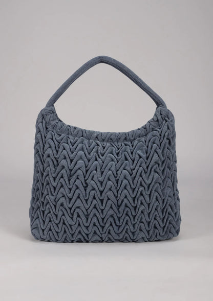 Buy Denim Smocked Tote Bag
