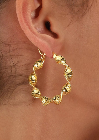 Filled Helix Hoops Price