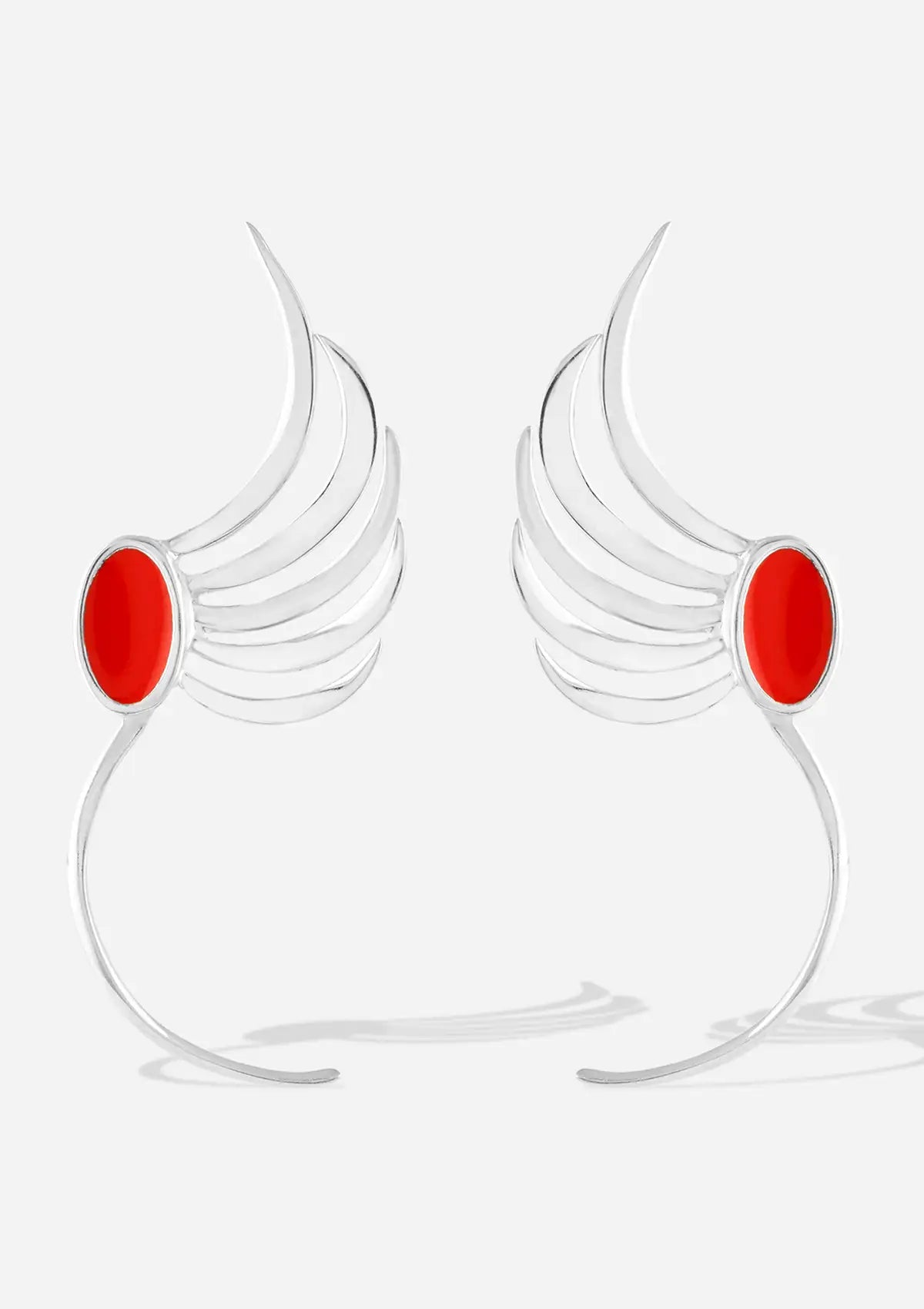 Flame Curve Cuff Earring Online