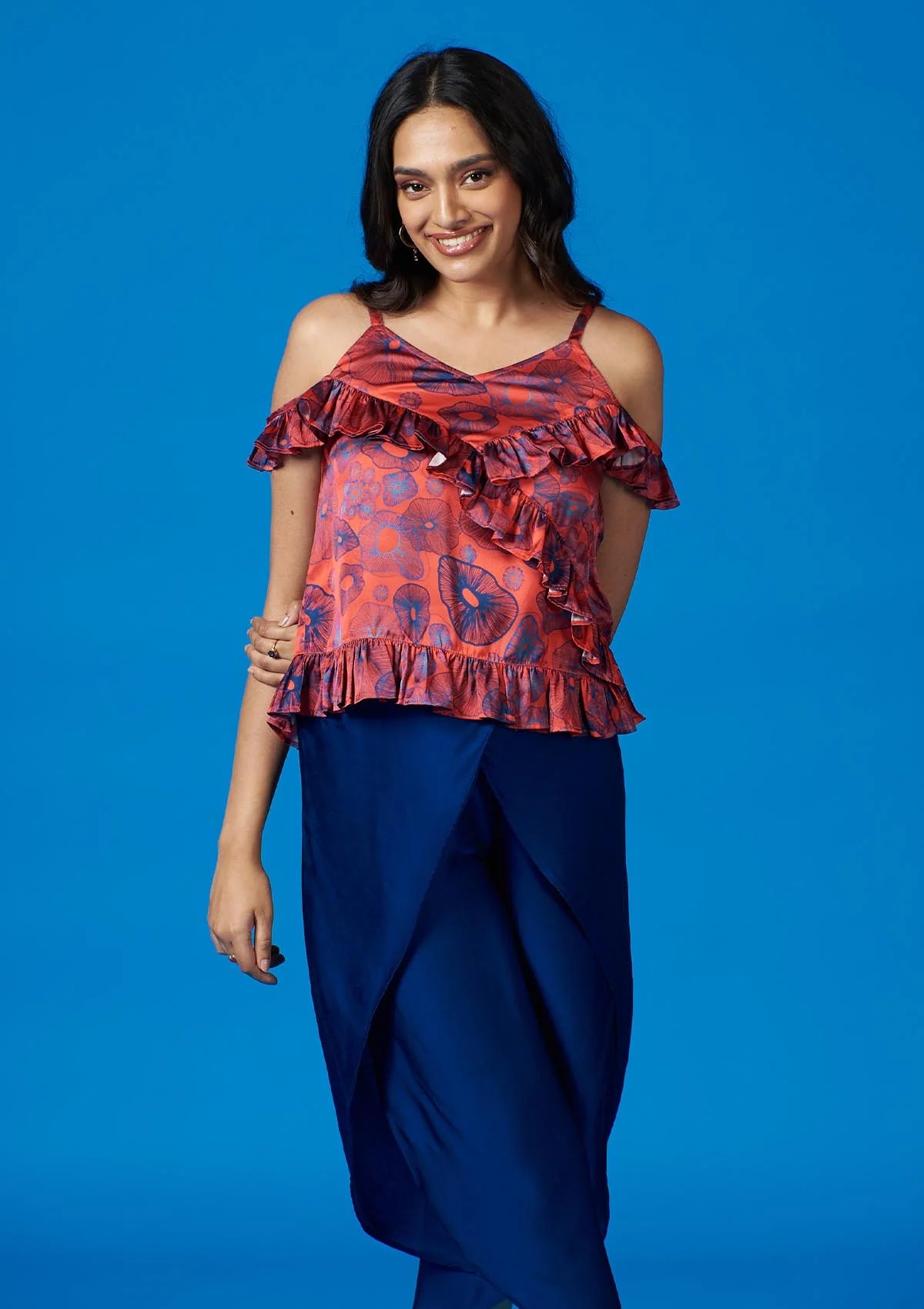 Flamenco Coral Top