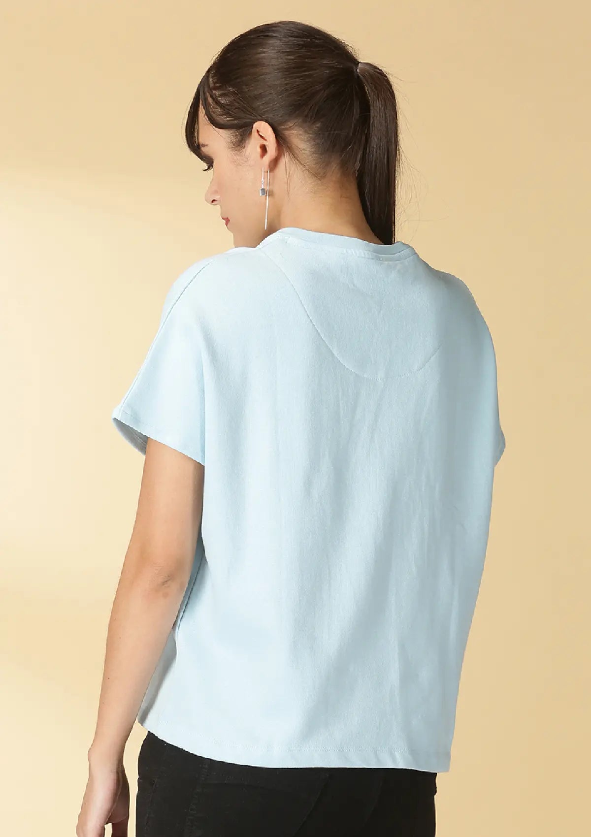 Fleece T-Shirt (Blue) Price