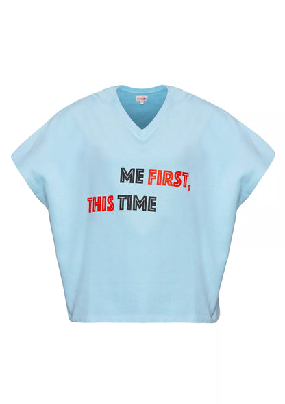 Buy Fleece T-Shirt (Blue) Online