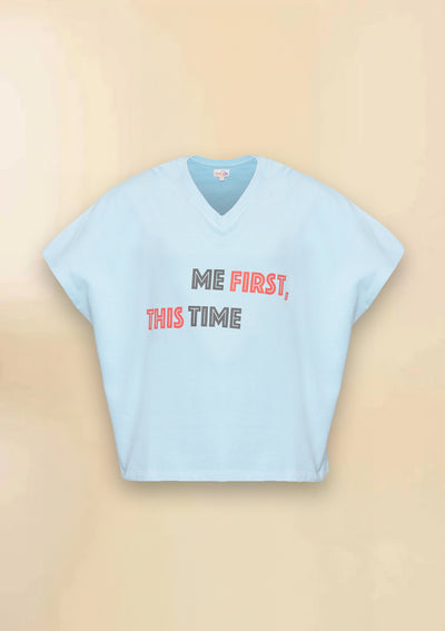 Fleece T-Shirt (Blue)