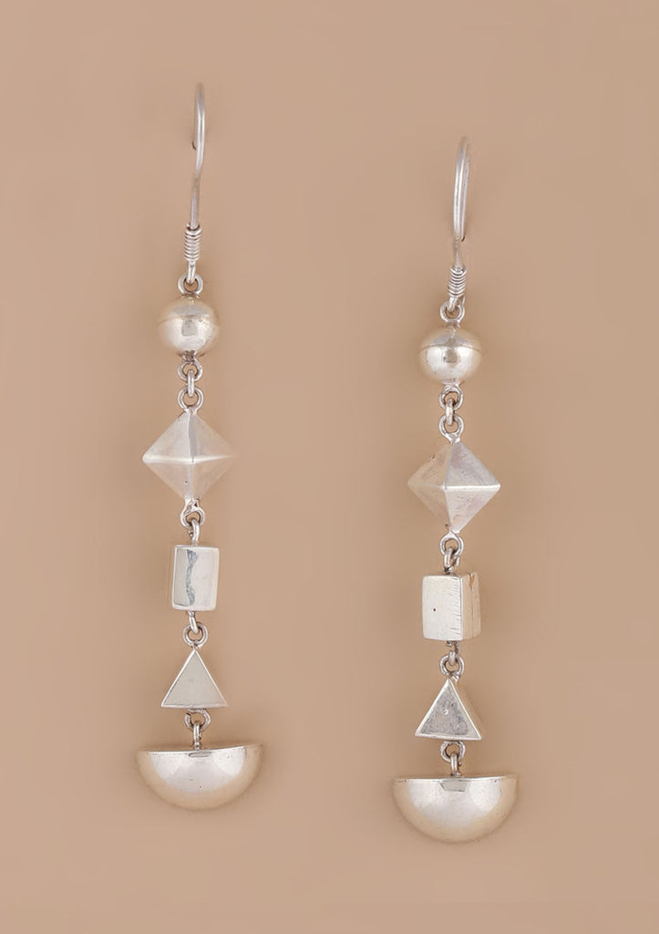 Geometric Shapes Dangler Earrings