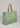 Green Basket Weave Beach Bag