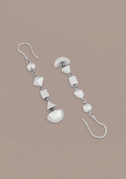 Online Geometric Shapes Dangler Earrings 
