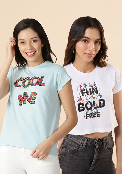 Graphic Vibes T-shirt Combo