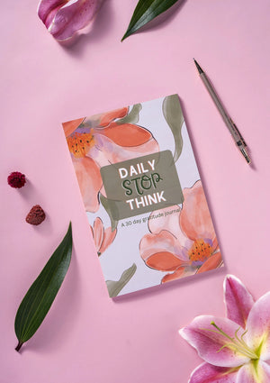 Gratitude journal + Stickers (set of 6)