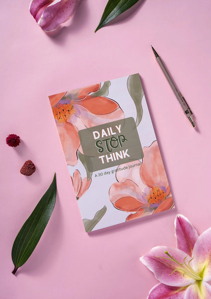 Gratitude journal + Stickers (set of 3)