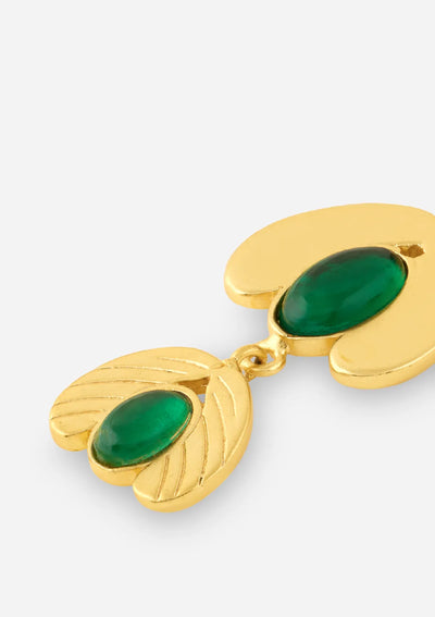 Green Onyx Seeds earring for women online