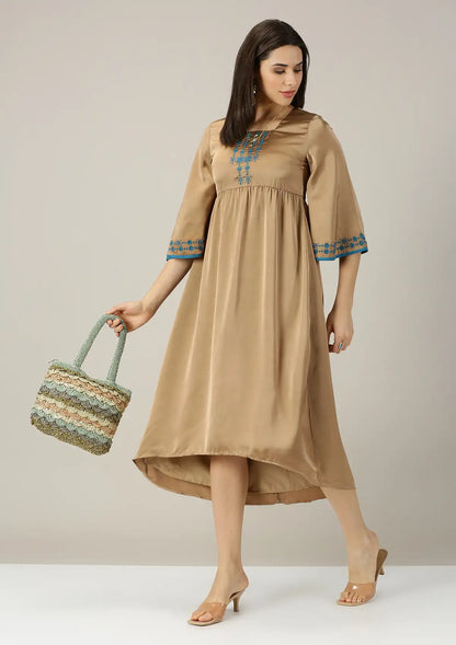 Buy Hamsaa - Embroidered dress