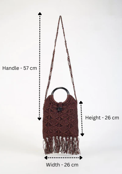 Malai Dori Fringed Bag - IshqMe